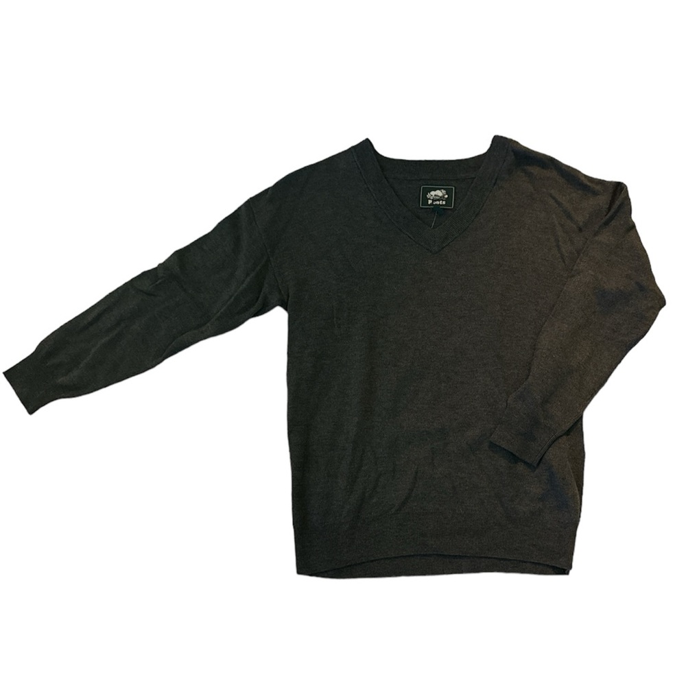 NEW! Roots Gray V Neck Cardigan Pullover| Size Small